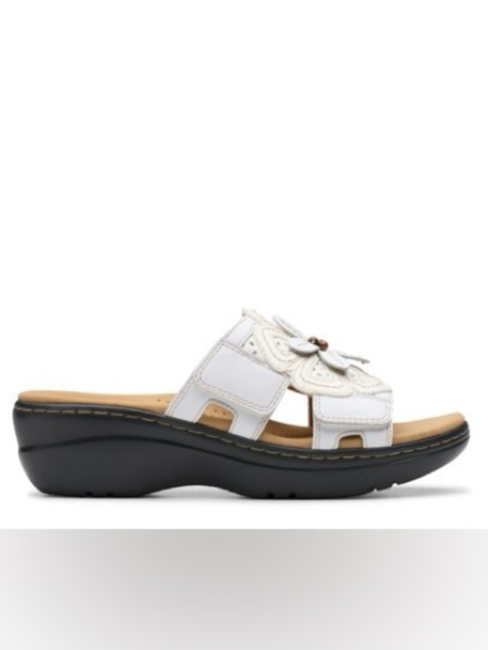 NEW! Clarks Merliah Belle Leather Wedge Sandals. 10M. - Picture 11 of 16
